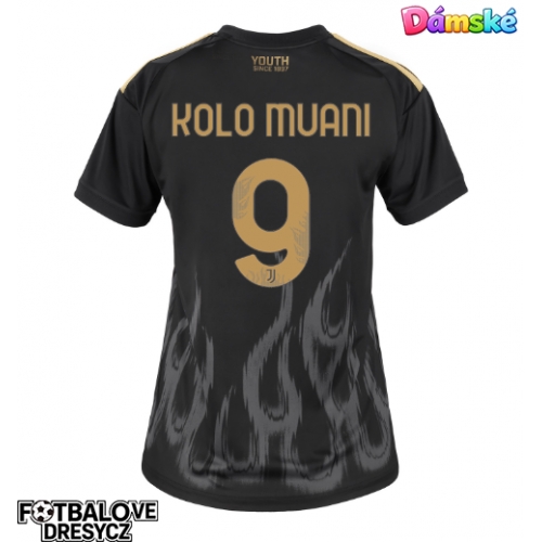 Juventus Randal Kolo Muani #9 Dámské Alternativní Dres 2026-27 Krátký Rukáv Juventus Randal Kolo Muani #9 Dámské Alternativní Dres 2026-27 Krátký Rukáv